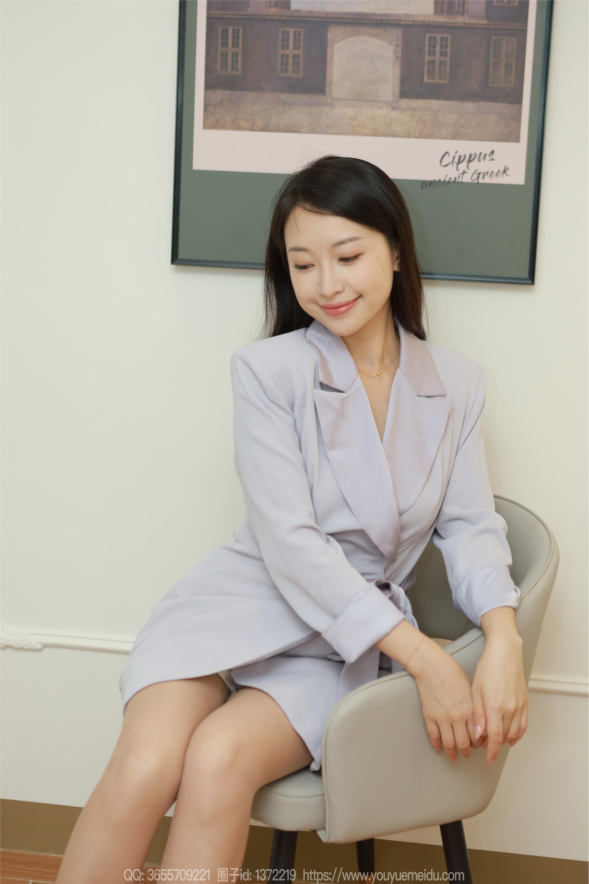 IESS异思趣向  2024.09.20 丝享家 1851 小婕《紫色西装》